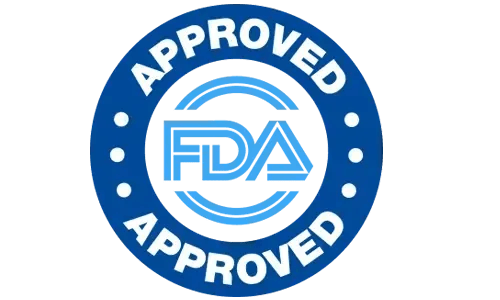 ViriFlow produced in FDA-registered facility badge
